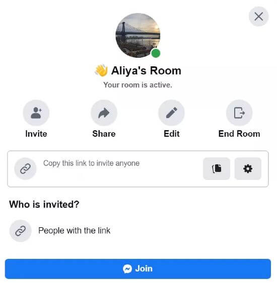 Facebook Chat Room Messenger