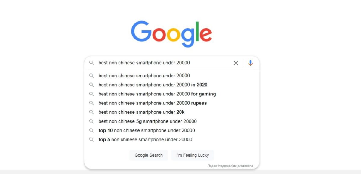 best non chinese smartphones under 20000